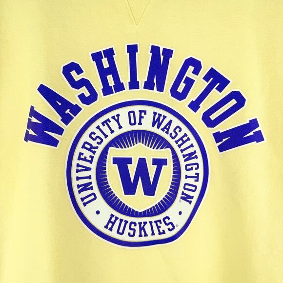 University of Washington U Dub Huskies Screenprinted Crew Neck Sweater - Large - Picture 2 of 6